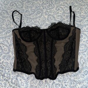Black Urban Corset Size M